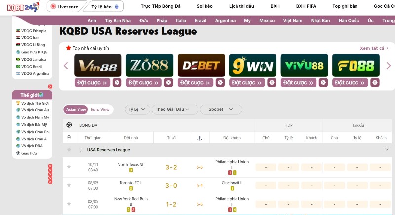 USA Reserves League